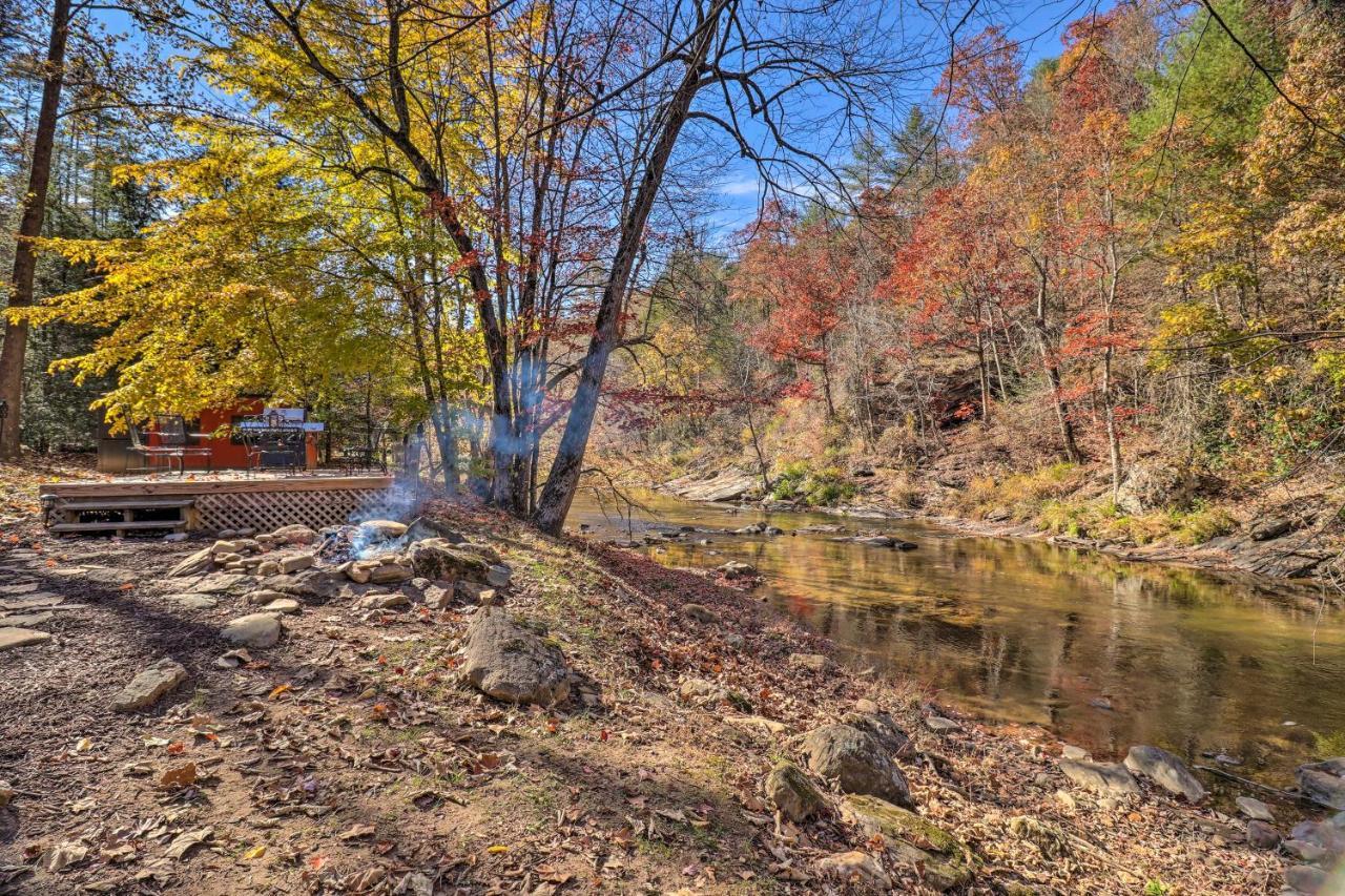 Creekside Retreat With Deck, 18 Miles To Wolf Ridge Villa Weaverville Exterior photo