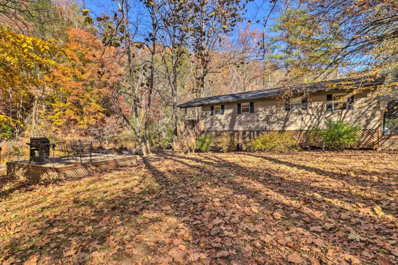 Creekside Retreat With Deck, 18 Miles To Wolf Ridge Villa Weaverville Exterior photo